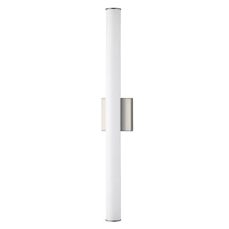 Maxim Lighting Rail 1-Light " Wide Satin Nickel Vanity Light 52103SN